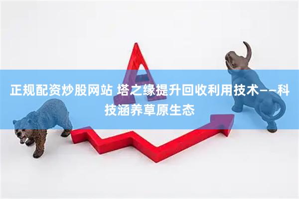 正规配资炒股网站 塔之缘提升回收利用技术——科技涵养草原生态