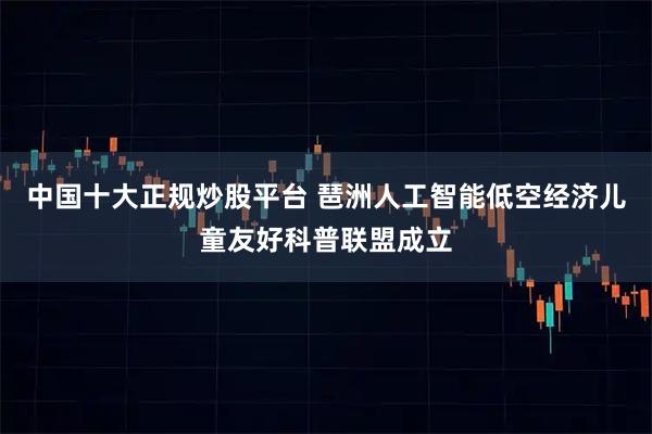 中国十大正规炒股平台 琶洲人工智能低空经济儿童友好科普联盟成立